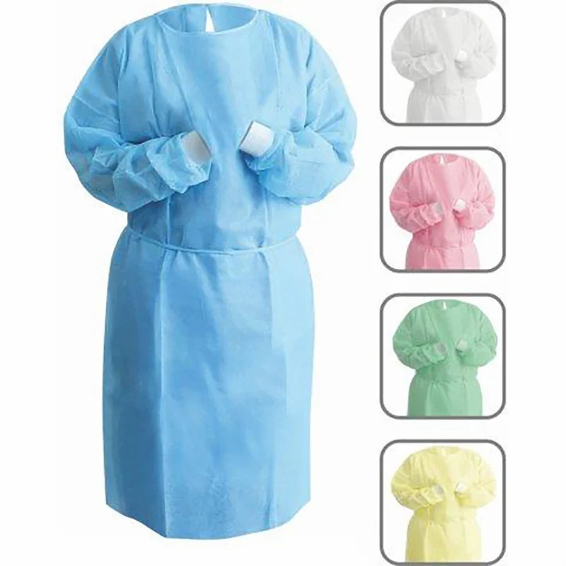 Isolation Gown SMS Material Regular Blue 10/BG