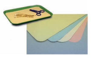 Paper Tray Covers (Ritter) • Disposable cover lays directly  1000 pcs/box,
